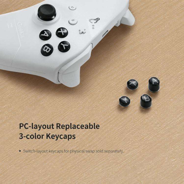 GuliKit ES Pro E-Sports Controller With TMR Joysticks Support Switch / Switch 2 Wakeup(White)