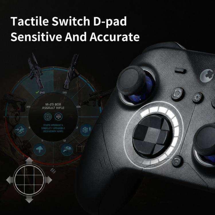 GuliKit ES Pro E-Sports Controller With TMR Joysticks Support Switch / Switch 2 Wakeup(White)
