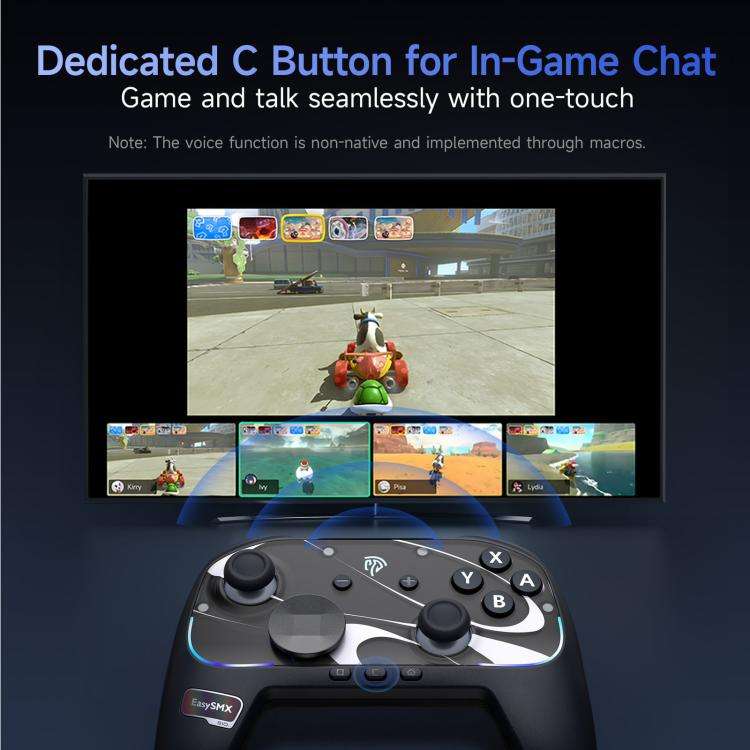 EasySMX S10 Wireless Controller for Nintendo Switch & Switch 2 Gamepad with NFC, HD Rumble & Swap...