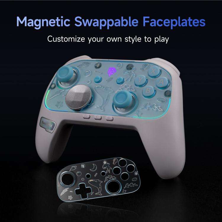 EasySMX S10 Wireless Controller for Nintendo Switch & Switch 2 Gamepad with NFC, HD Rumble & Swap...