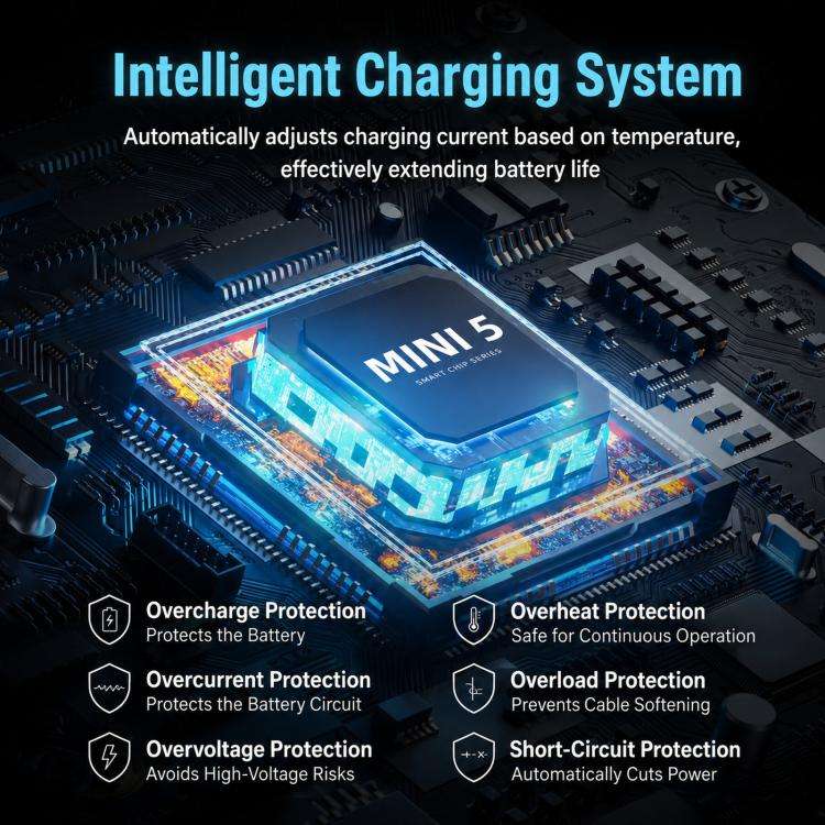 YX 100W Dual Charger with Color LCD Screen for DJI Mini 5/4/3 Pro Smart Flight Battery Charging Hub