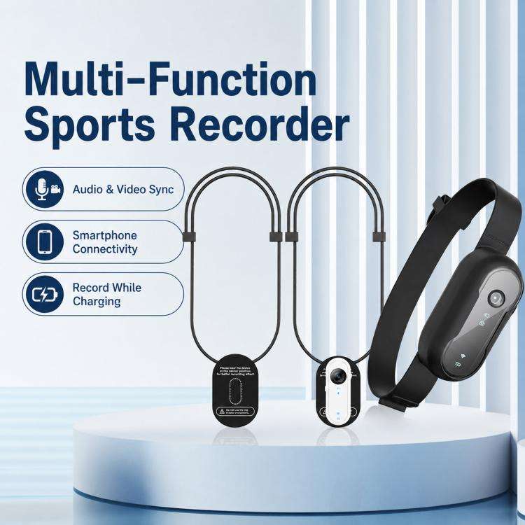Mini Magnetic Action Camera 1080P Wearable Body Cam With Wi-Fi App, EIS, Spec: Car Kit