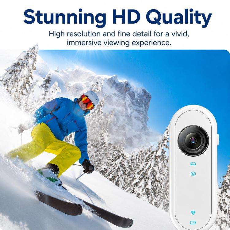 Mini Magnetic Action Camera 1080P Wearable Body Cam With Wi-Fi App, EIS, Spec: Cycling Kit