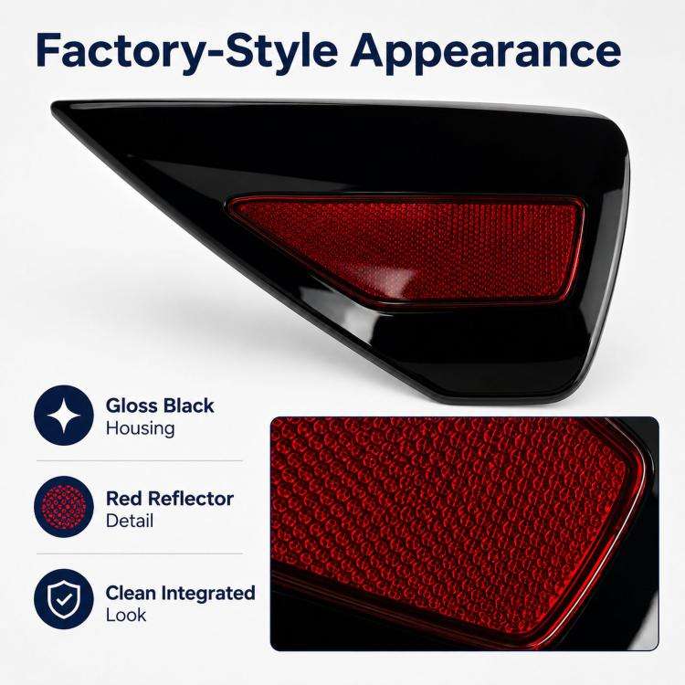 For Tesla Model 3 / Y Left Charging Port Cover 1448300 / 1518783-00(Black)