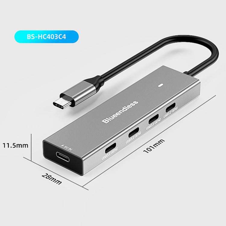Blueendless 5 In 1 10Gbps High-Speed Computer/Mobile Phone Converter/Extension Splitter, Interfac...