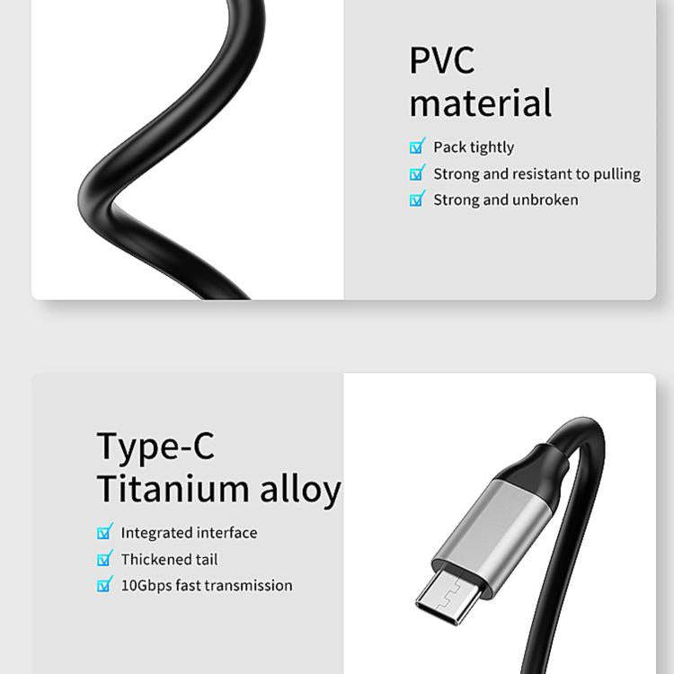 Blueendless 5 In 1 10Gbps High-Speed Computer/Mobile Phone Converter/Extension Splitter, Interfac...