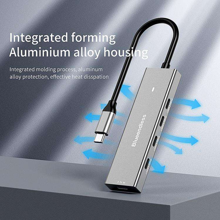 Blueendless 5 In 1 10Gbps High-Speed Computer/Mobile Phone Converter/Extension Splitter, Interfac...