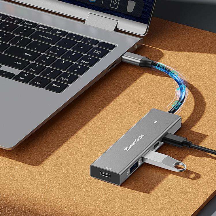 Blueendless 5 In 1 10Gbps High-Speed Computer/Mobile Phone Converter/Extension Splitter, Interfac...