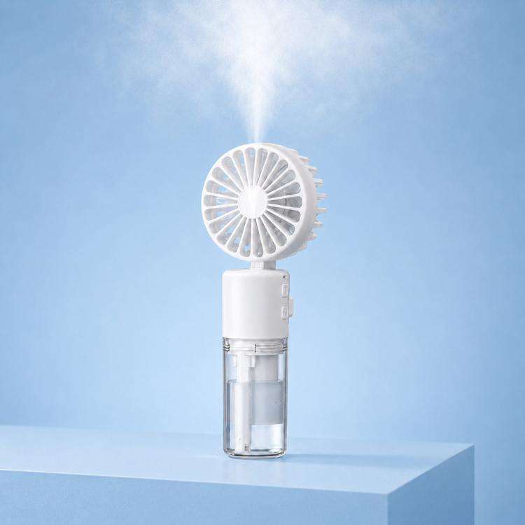 Handheld Misting Fan with Neck Strap 180 Degree Foldable Portable Water Spray Fan Type-C Recharge...
