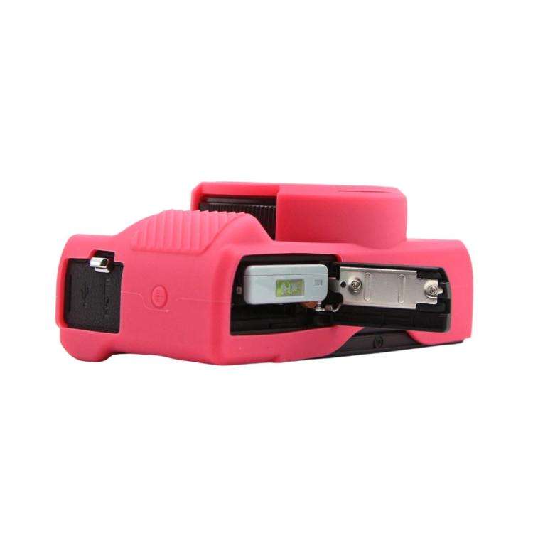 For Canon PowerShot G7 X Mark III Silicone Protective Case With Lens Cover(Rose Red)
