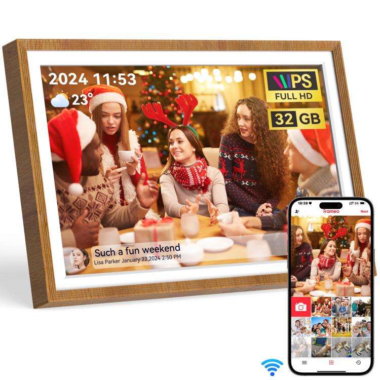 10.1 Inch Uhale Smart Cloud Photo Frame WiFi Mobile Photo Transfer Touchscreen Digital Signage US...