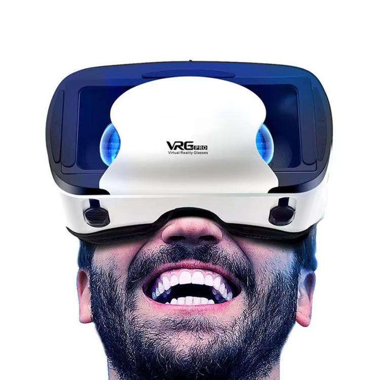 VRG Pro Mobile 3D Virtual Reality Smart VR Goggles, Spec: Blue Light (White)