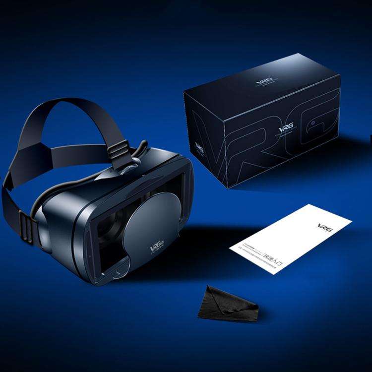 VRG Pro Mobile 3D Virtual Reality Smart VR Goggles, Spec: Blue Light (White)