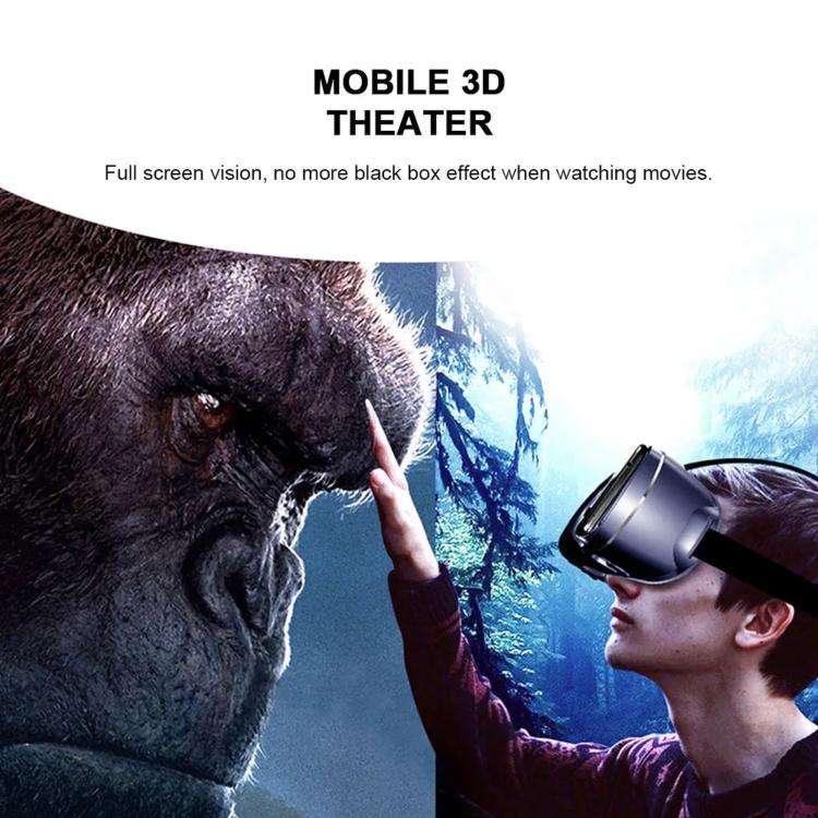 VRG Pro Mobile 3D Virtual Reality Smart VR Goggles, Spec: Blue Light (White)