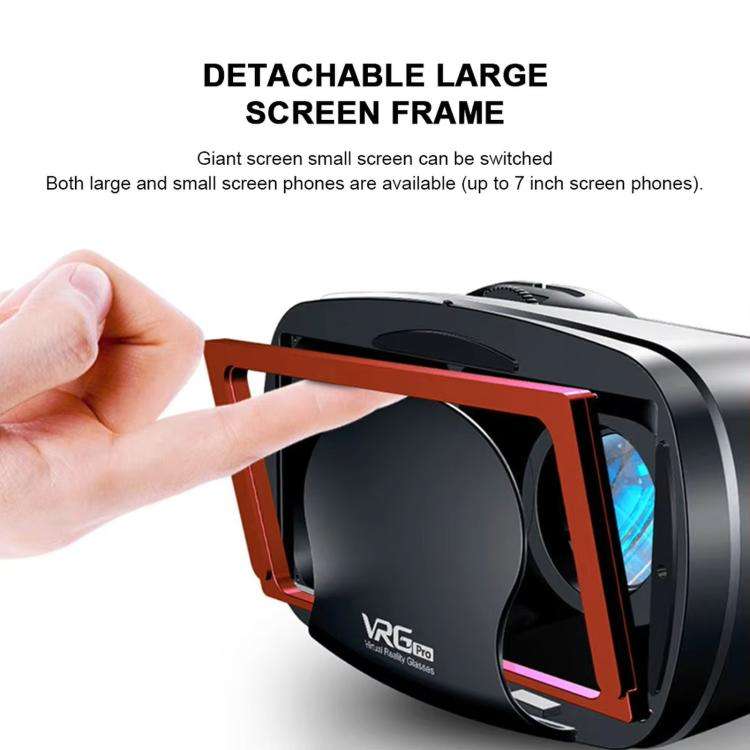 VRG Pro Mobile 3D Virtual Reality Smart VR Goggles, Spec: Blue Light (White)
