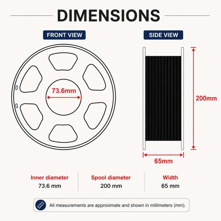 Matte PLA 3D Printer Filament 1.75mm 1kg Spool Flat Low-Gloss Finish High Toughness 3D Printing M...