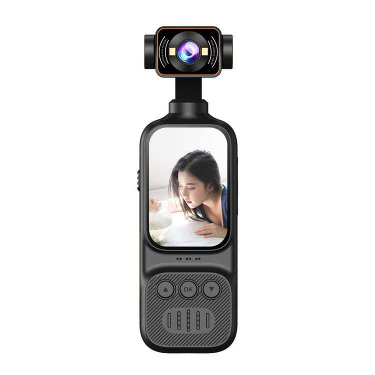 DV07-4K Handheld Vlog Camera With 270-Degree Motorized Rotatable Lens 2.0 Inch Screen Pocket Vide...