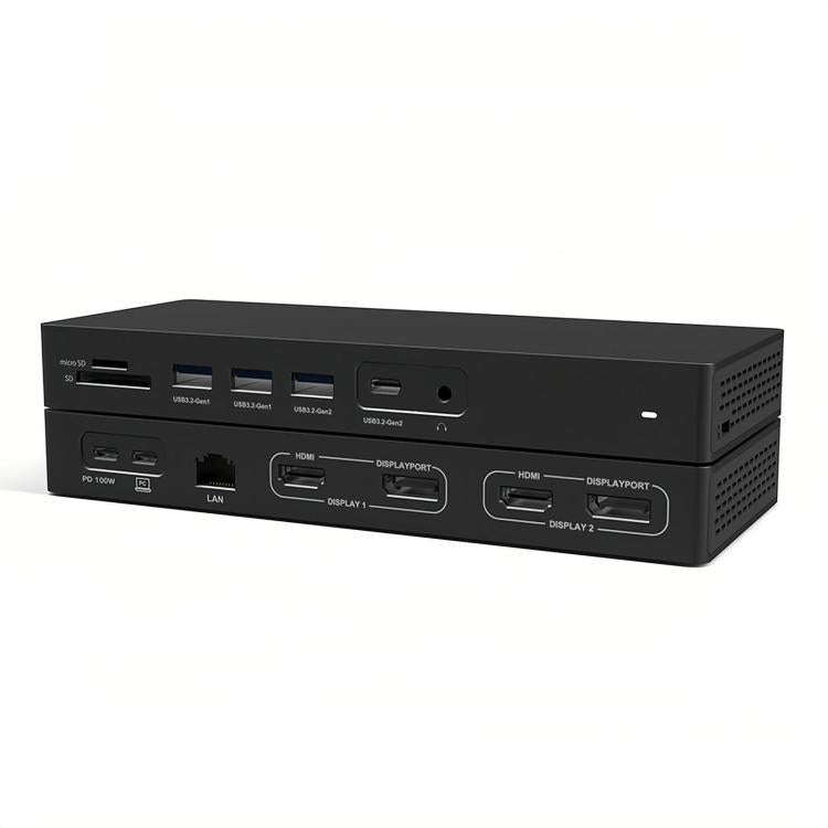 Blueendless Dual HDMI/DP Gigabit Expansion Dock With USB 3.2 Split Cable For Triple Display Expan...