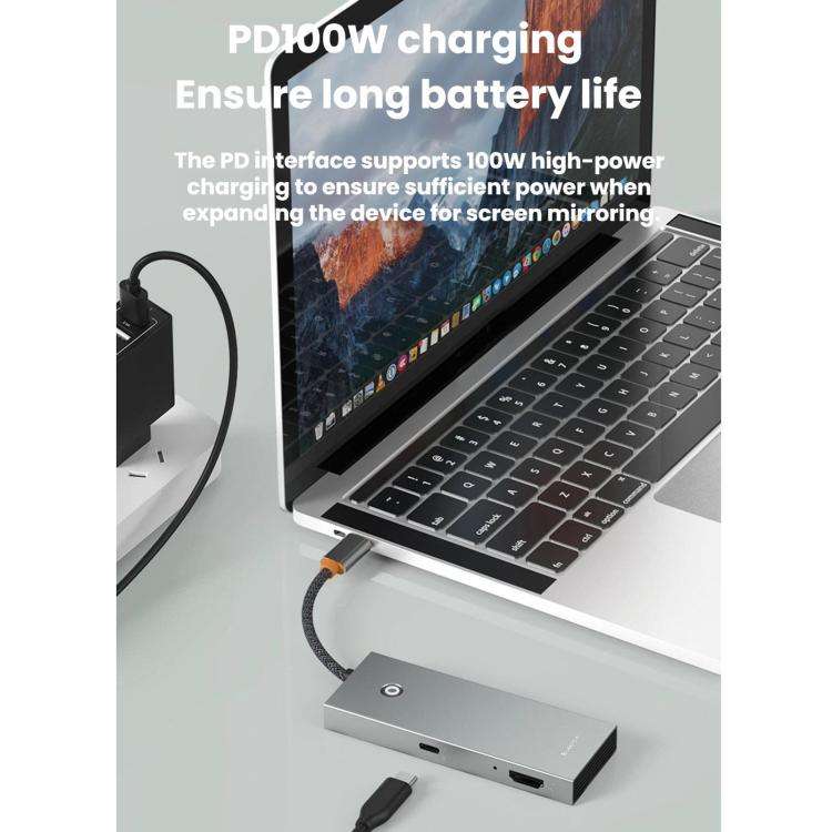 Blueendless Type-C Docking Station 4K 60Hz Screen Mirroring USB 3.0 Splitter, Interface: HDMI2.0+...