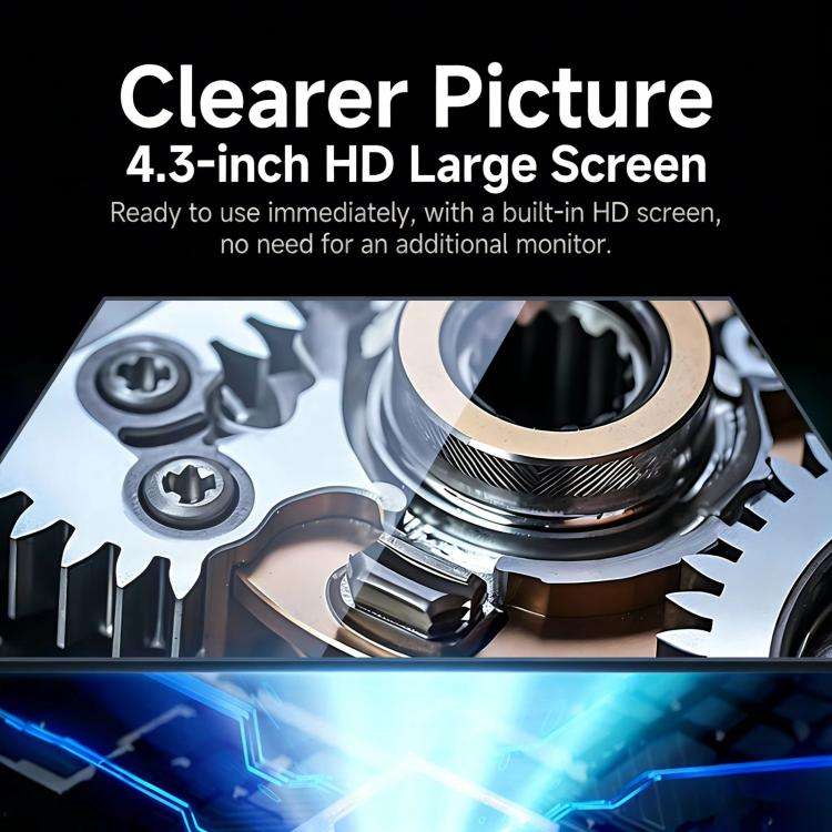 NK008S 2m Cable Length 5.5mm Lens Endoscope Camera With 4.3 inch IPS HD Screen Borescope Camera H...