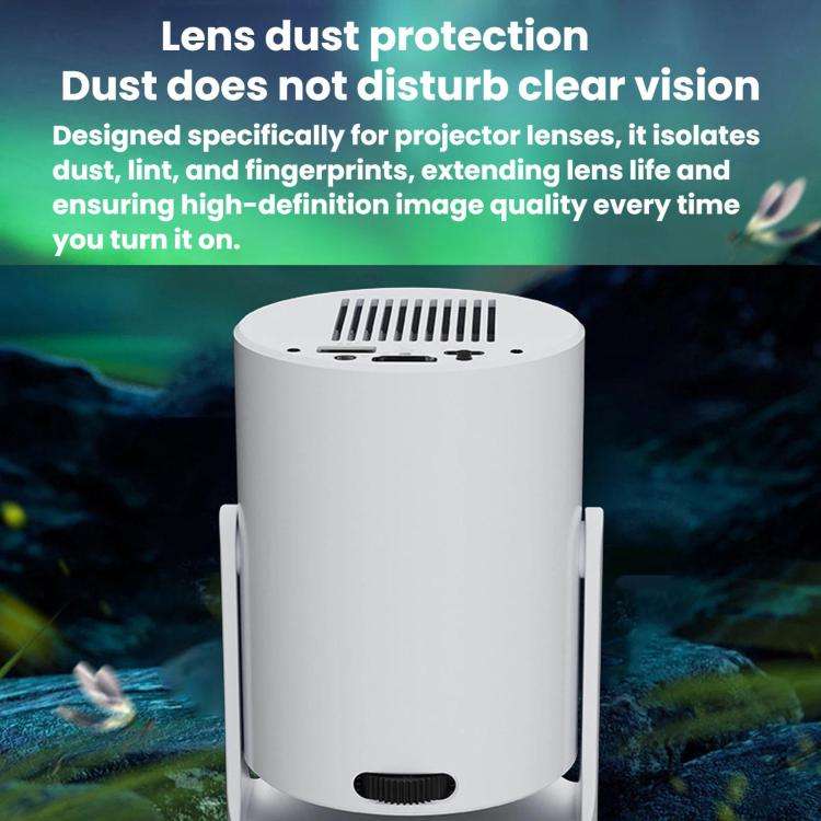 HY300Pro+ Mini Android 13 Short-Throw Projector HD Portable Home Projector UK Plug(White)
