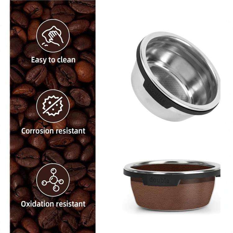 Replacement Filter Basket For Ninja Luxe Cafe ES601 ES655 ES701 Espresso Basket, Spec: Double Cup
