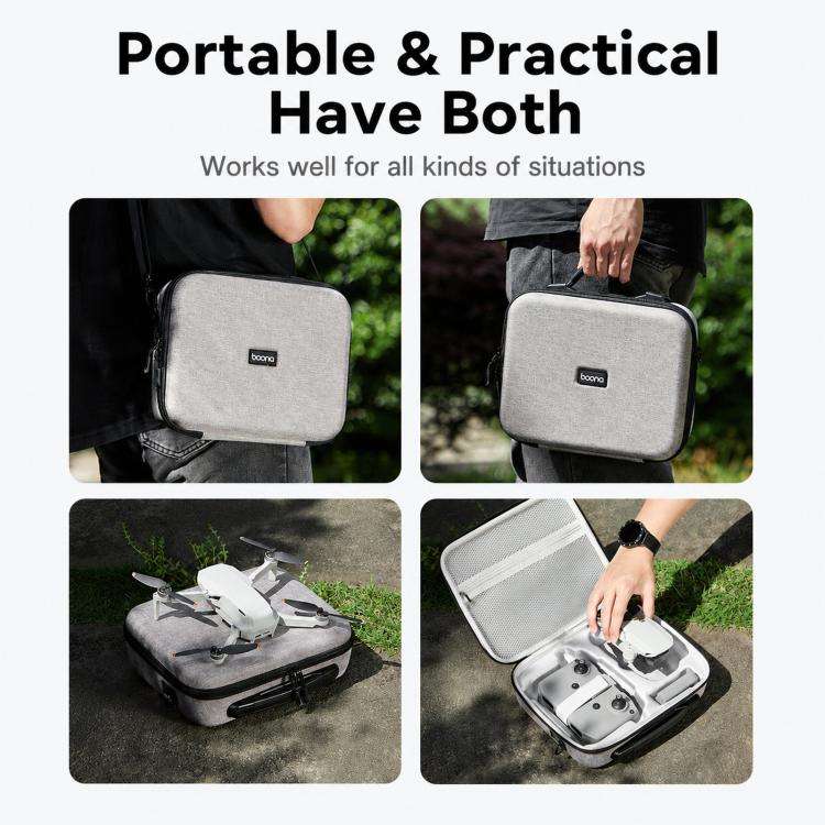 Baona BN-FD004 For DJI Mini 4K Hard EVA Carrying Case Drone Shoulder Bag Protective Storage Box, ...