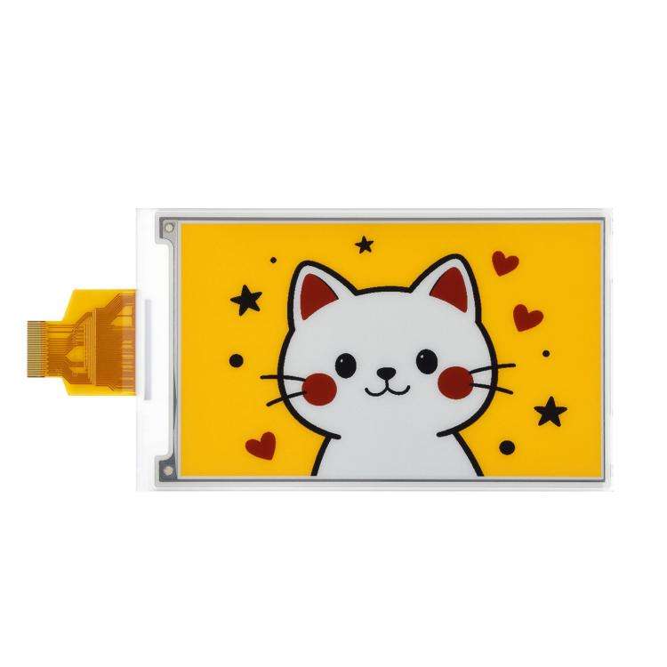 Waveshare 4.26inch E-Paper Display 800 × 480 Resolution Red/Yellow/Black/White The Raw Display Only