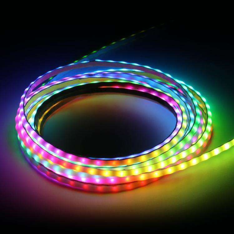 Waveshare 5m 160LEDs/M 5V RGB Colorful COB LED Strip WS2812B Control Chips Cuttable And Programmable