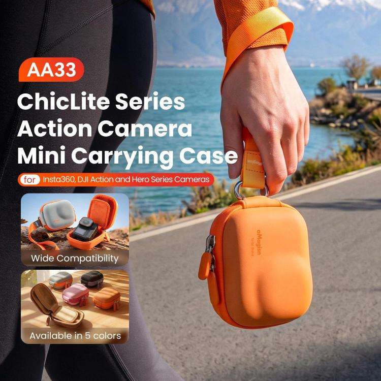 AMagisn ChicLite Series Action Camera Mini Carrying Case For Insta360, DJI Osmo Action & GoPro He...