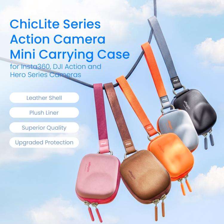 AMagisn ChicLite Series Action Camera Mini Carrying Case For Insta360, DJI Osmo Action & GoPro He...