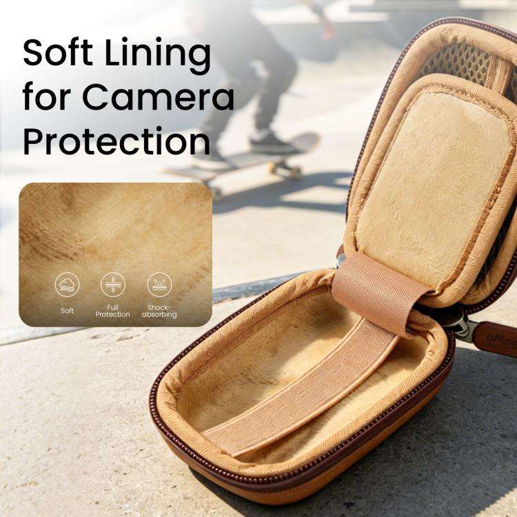 AMagisn ChicLite Series Action Camera Mini Carrying Case For Insta360, DJI Osmo Action & GoPro He...
