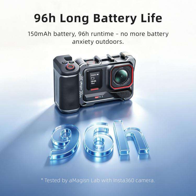 aMagisn Bluetooth Xplorer Grip Kit For Insta360 Ace Pro 2 / Ace Pro / X5 / X4 Air / X4 / X3