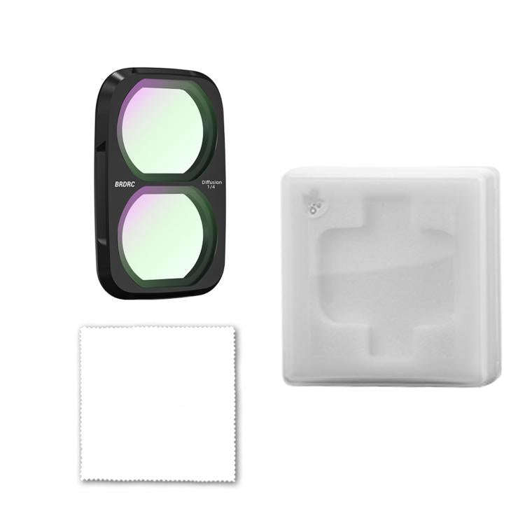 For DJI Osmo Pocket 4P BRDRC Filter Lens Protection Accessory, Specifications: Soft Black