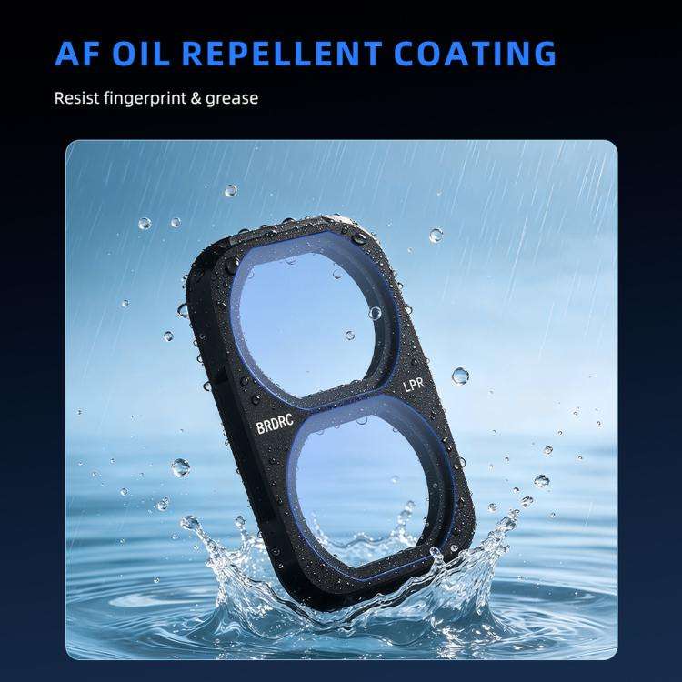 For DJI Osmo Pocket 4P BRDRC Filter Lens Protection Accessory, Specifications: CPL + Soft Black +...