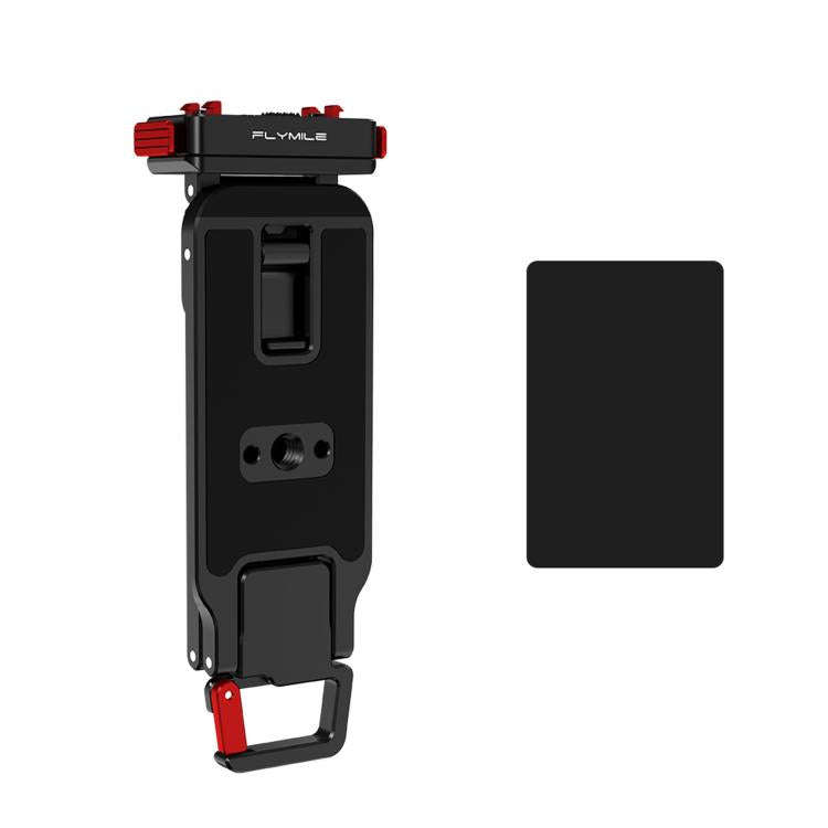 For Insta360 Ace / Ace Pro 2 / X5 Flymile Carabiner-Mounted Magnetic Quick-Release Tripod(Black)