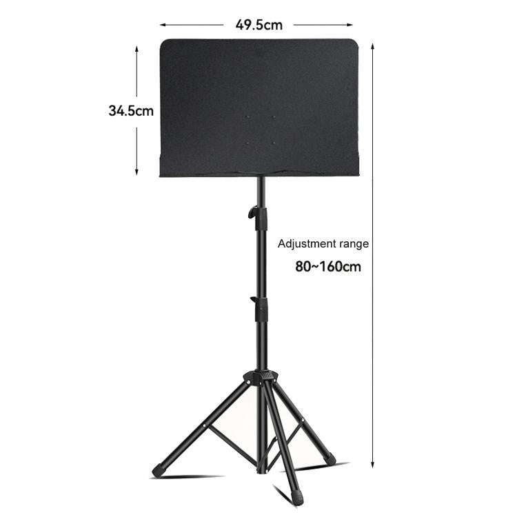 PERSEUS Portable Folding Music Stand Guitar & Violin Music Stand, Spec: 1.6m Solid Frosted Finish