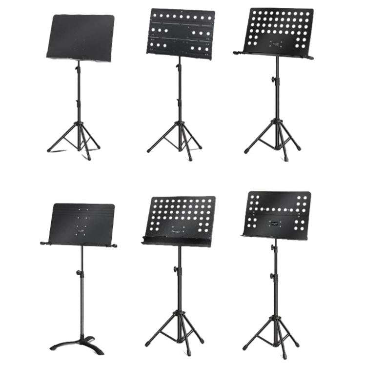 PERSEUS Portable Folding Music Stand Guitar & Violin Music Stand, Spec: 1.75m Bolded Silver