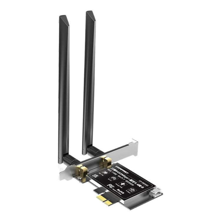 COMFAST CF-BE650 Tri-Band 6500Mbps WiFi 7 PCIe Card Bluetooth 5.4 Desktop Wireless Adapter