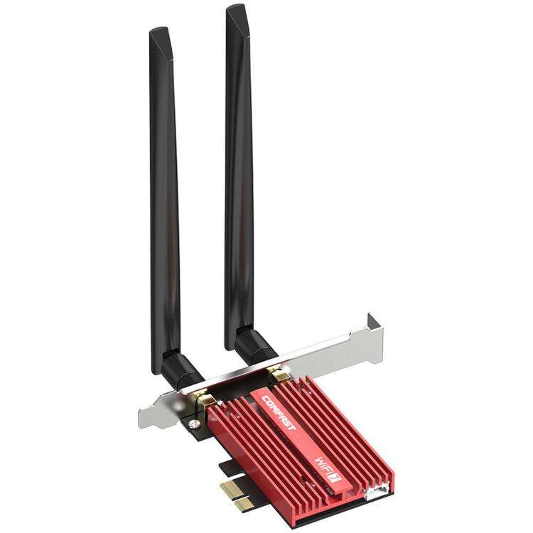 COMFAST CF-BE930 Pro BE9300 WiFi 7 PCIe Card Bluetooth 5.4 Tri-Band Desktop Wireless Adapter