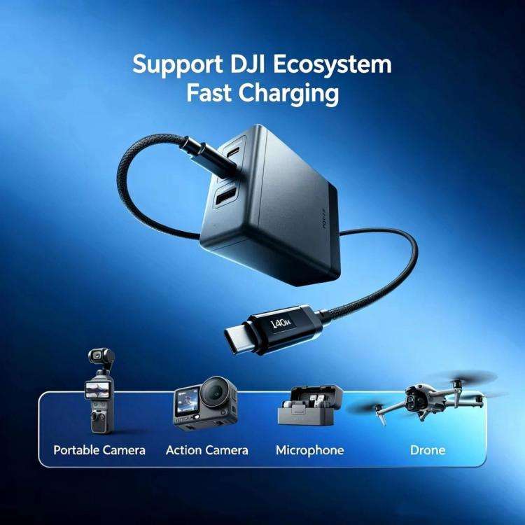 Original 140W GaN Charger For DJI Power, CN Plug Charger Only