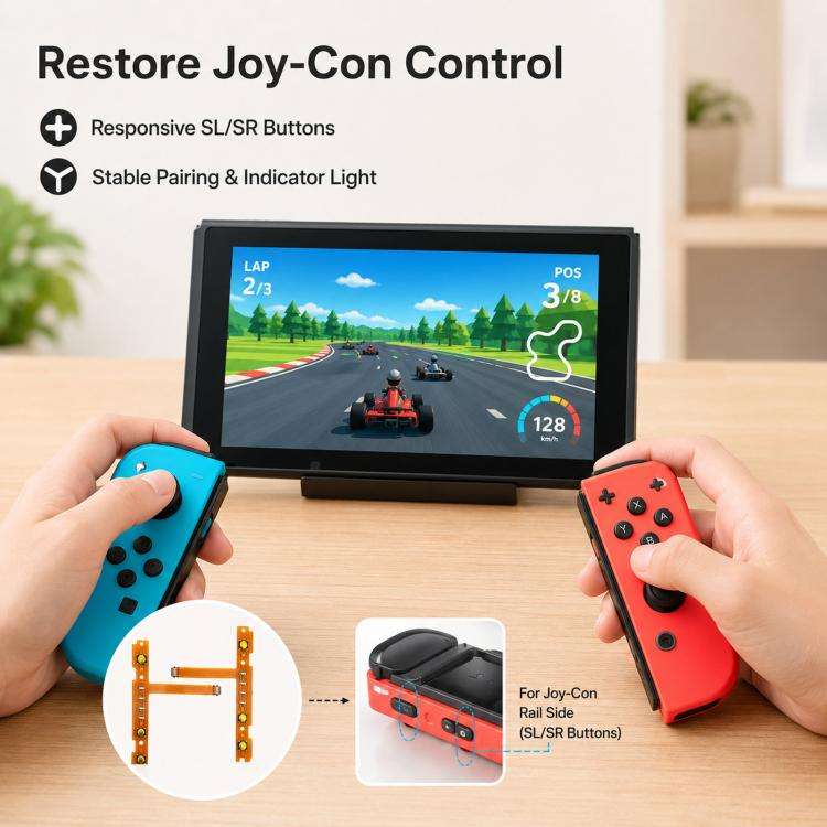 For Nintendo Switch Joy-Con SL SR Button Ribbon Flex Cable Replacement Right Side Kit