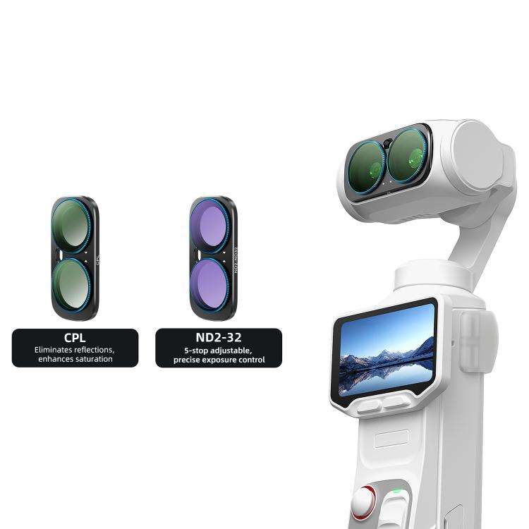 For Insta360 Luna Ultra aMagisn Magnetic Lens Filter Adj CPL/VND2-32