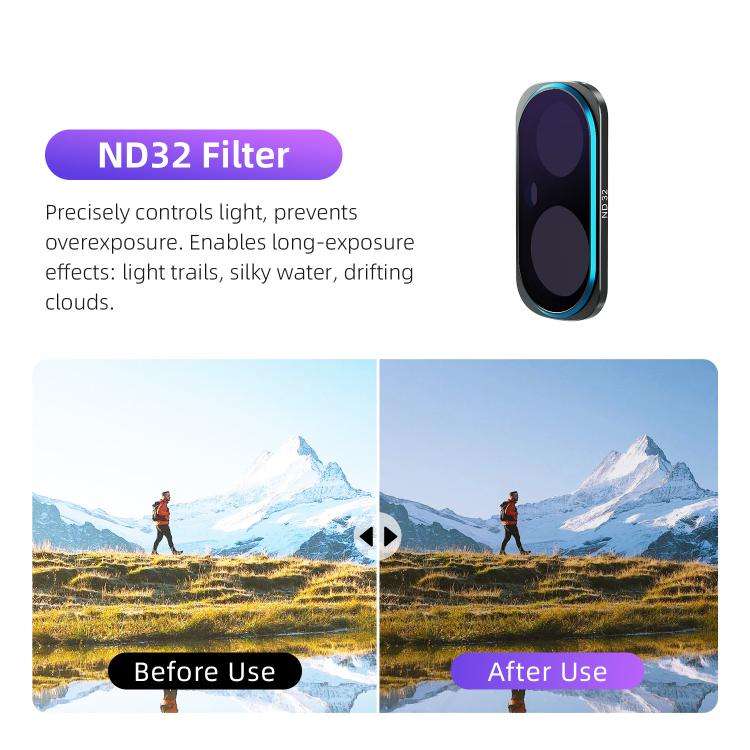 For Insta360 Luna Ultra aMagisn Magnetic Lens Filter ND32