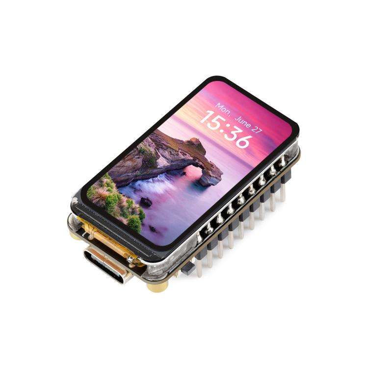 Waveshare ESP32-C5 1.47inch 262K Color LCD Display Development Board Supports Wi-Fi 6 And Bluetoo...