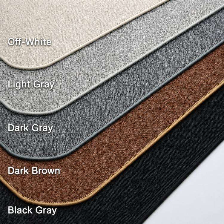 Linen Desk Pad Non Slip Rubber Keyboard Mouse Mat for Home Office Desktop Protector Stitched Edge...