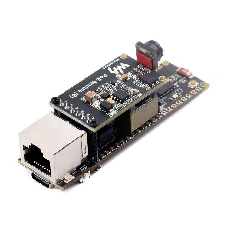 WAVESHARE ESP32-S3 ETH Development Board, 10/100Mbps RJ45 Ethernet Port, Wi-Fi & Bluetooth Suppor...