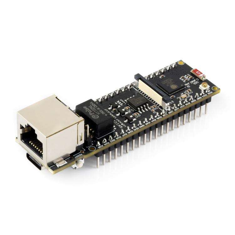 WAVESHARE ESP32-S3 ETH Development Board, 10/100Mbps RJ45 Ethernet Port, Wi-Fi & Bluetooth Suppor...