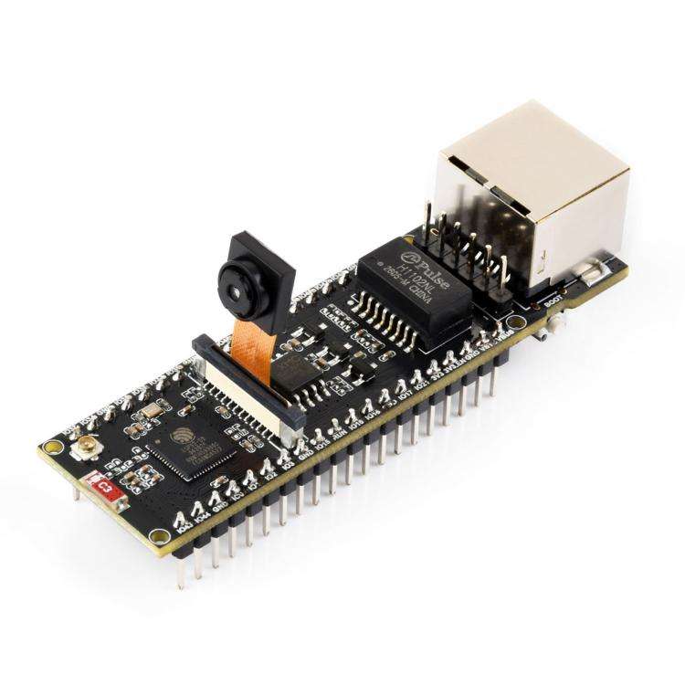 WAVESHARE ESP32-S3 ETH Development Board, 10/100Mbps RJ45 Ethernet Port, Wi-Fi & Bluetooth Suppor...