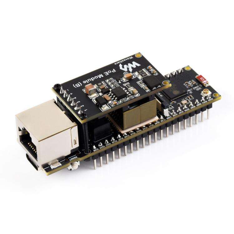 WAVESHARE ESP32-S3 ETH Development Board, 10/100Mbps RJ45 Ethernet Port, Wi-Fi & Bluetooth Suppor...